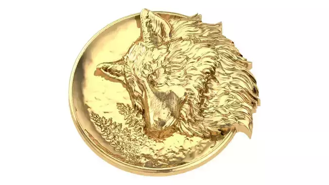 WOLF IN FORAST PANDENT