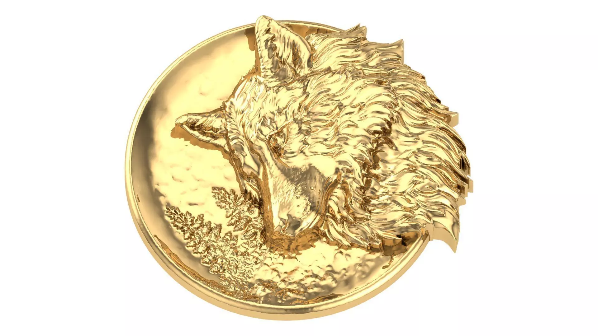 WOLF IN FORAST PANDENT 3D print model_0