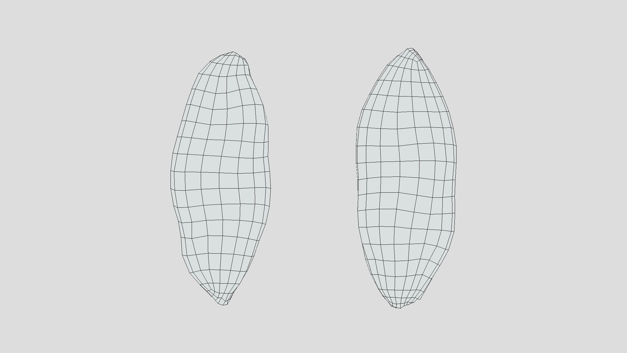 Sweet Potato Low Poly Low-poly 3D model_9