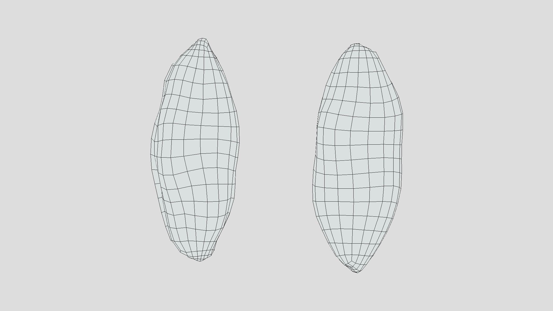 Sweet Potato Low Poly Low-poly 3D model_11