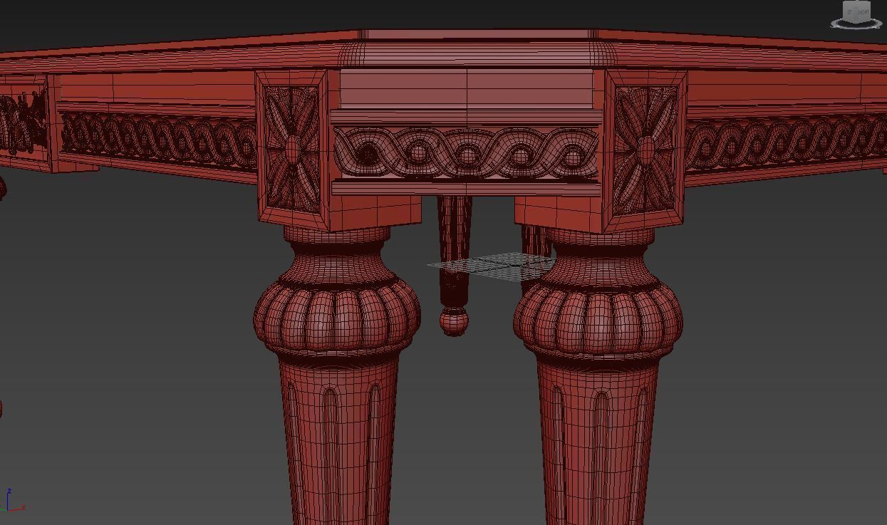 SQUARE COFFEE TABLE WITH GREEN ONYX 3D model_2