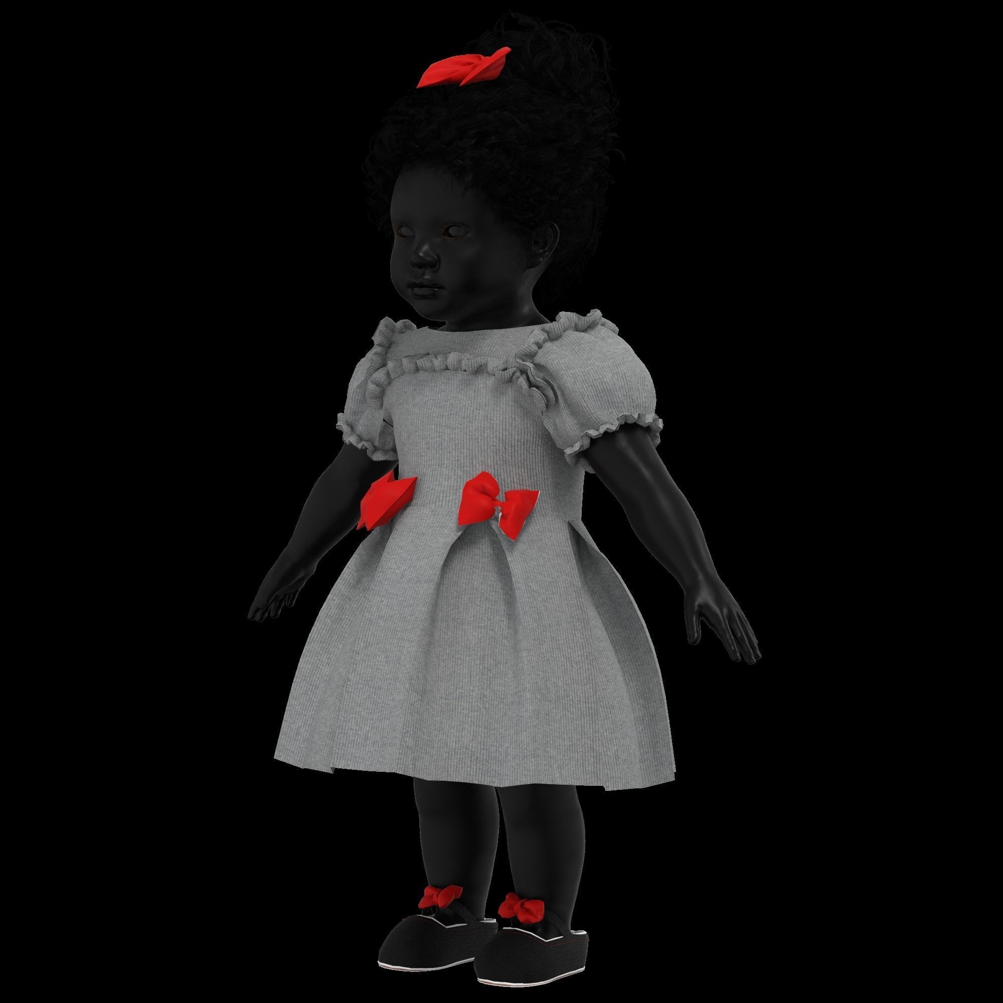 41 KIDS AND BABIES CLOTHES 3D MODELS Low-poly 3D model_16