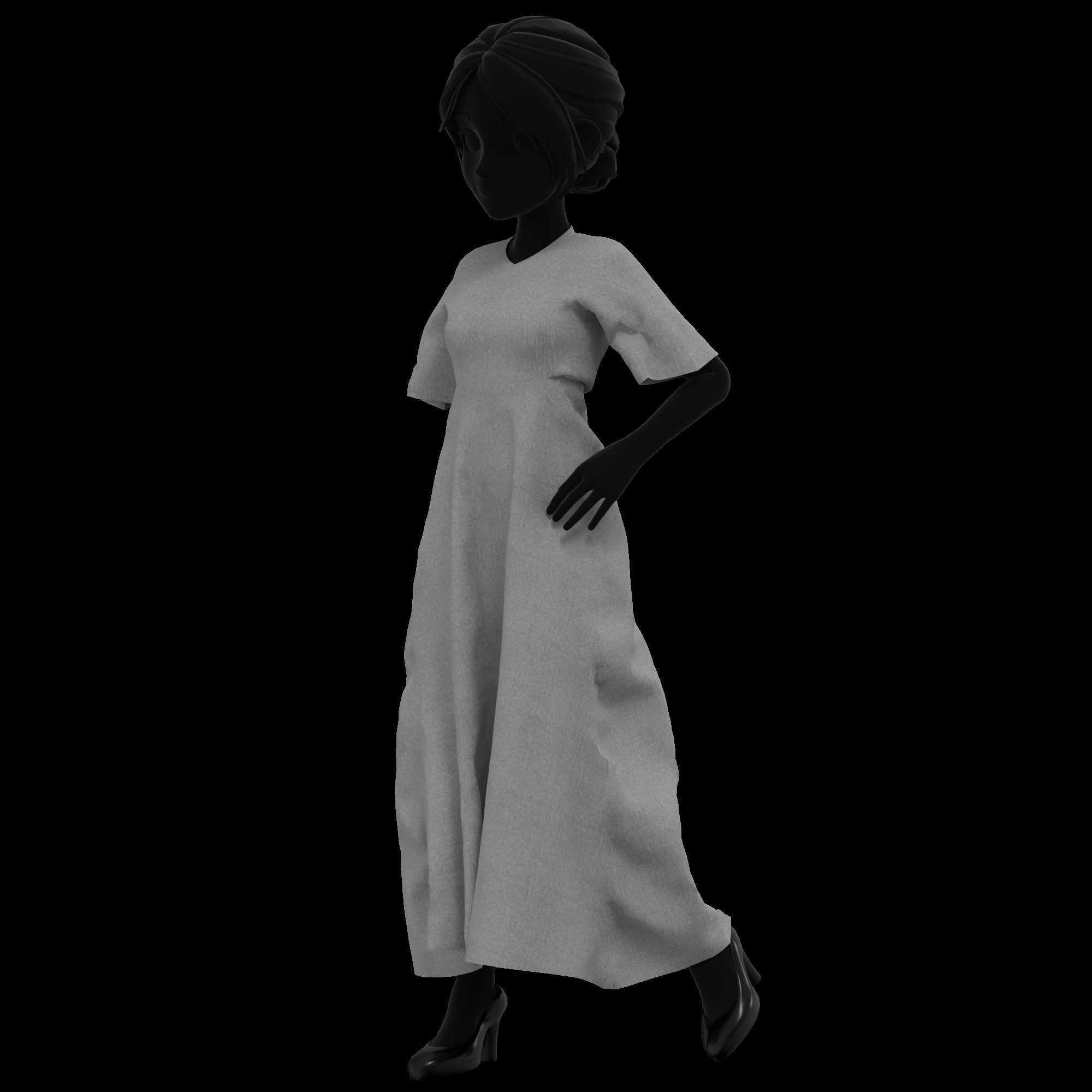 41 KIDS AND BABIES CLOTHES 3D MODELS Low-poly 3D model_30