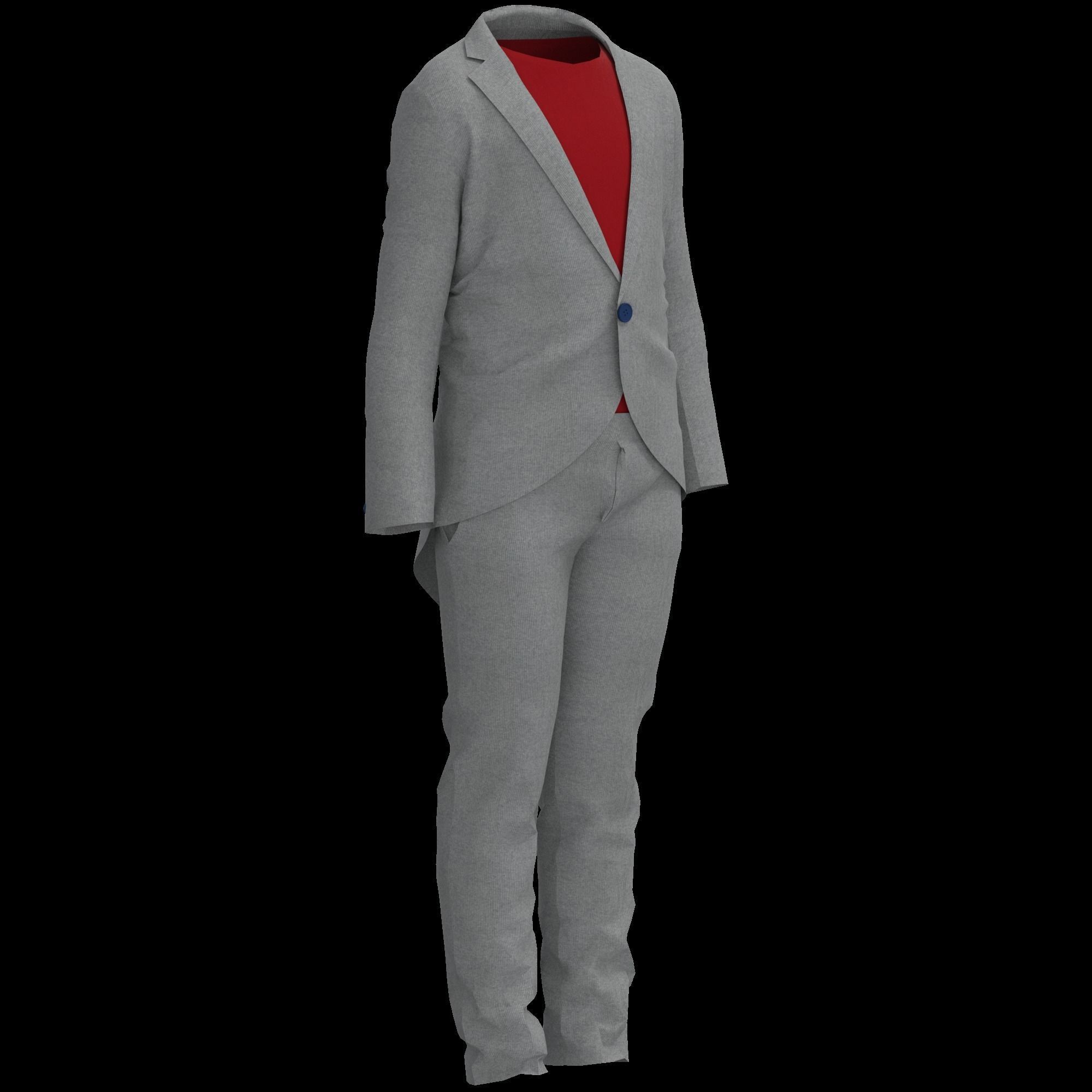 41 KIDS AND BABIES CLOTHES 3D MODELS Low-poly 3D model_31