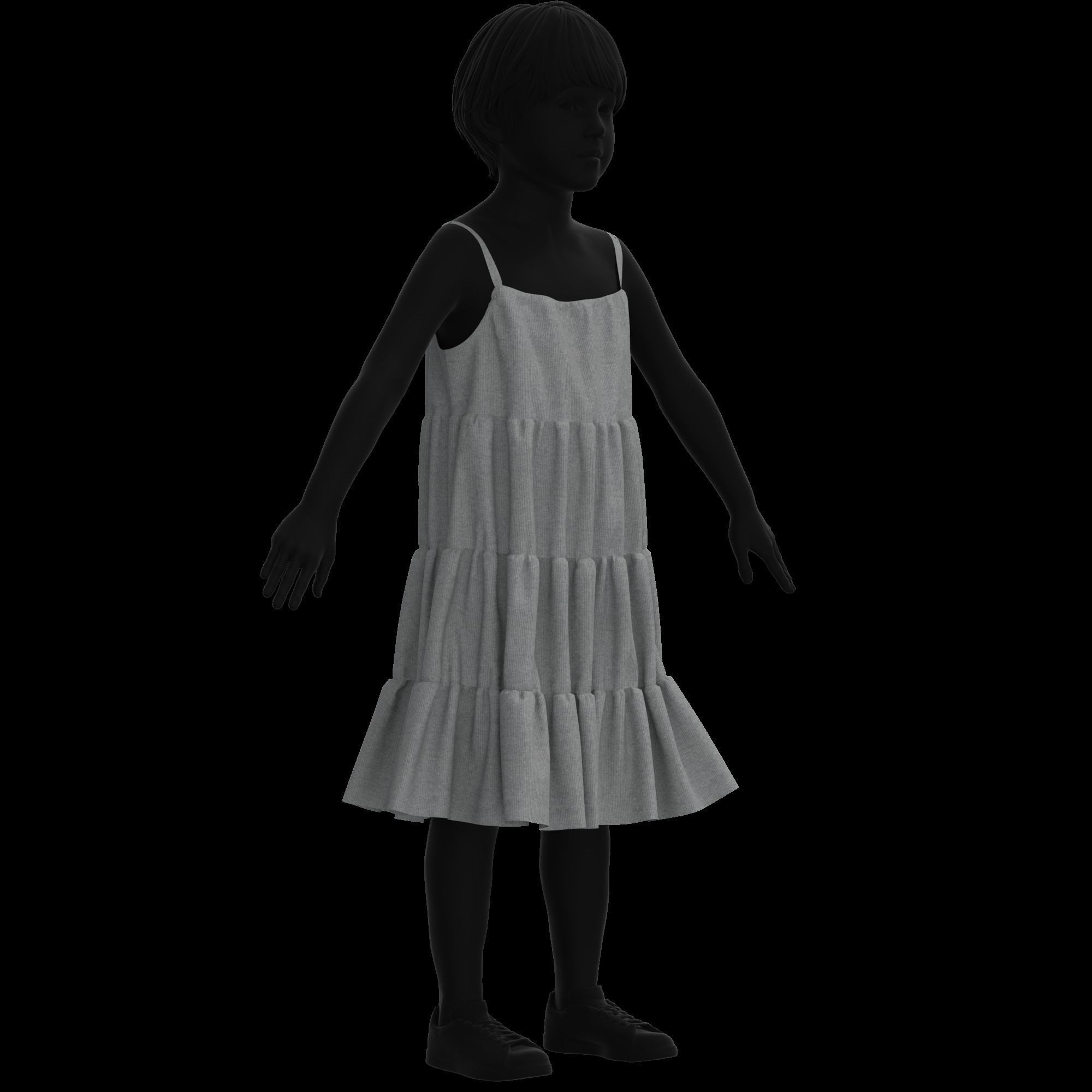 41 KIDS AND BABIES CLOTHES 3D MODELS Low-poly 3D model_29