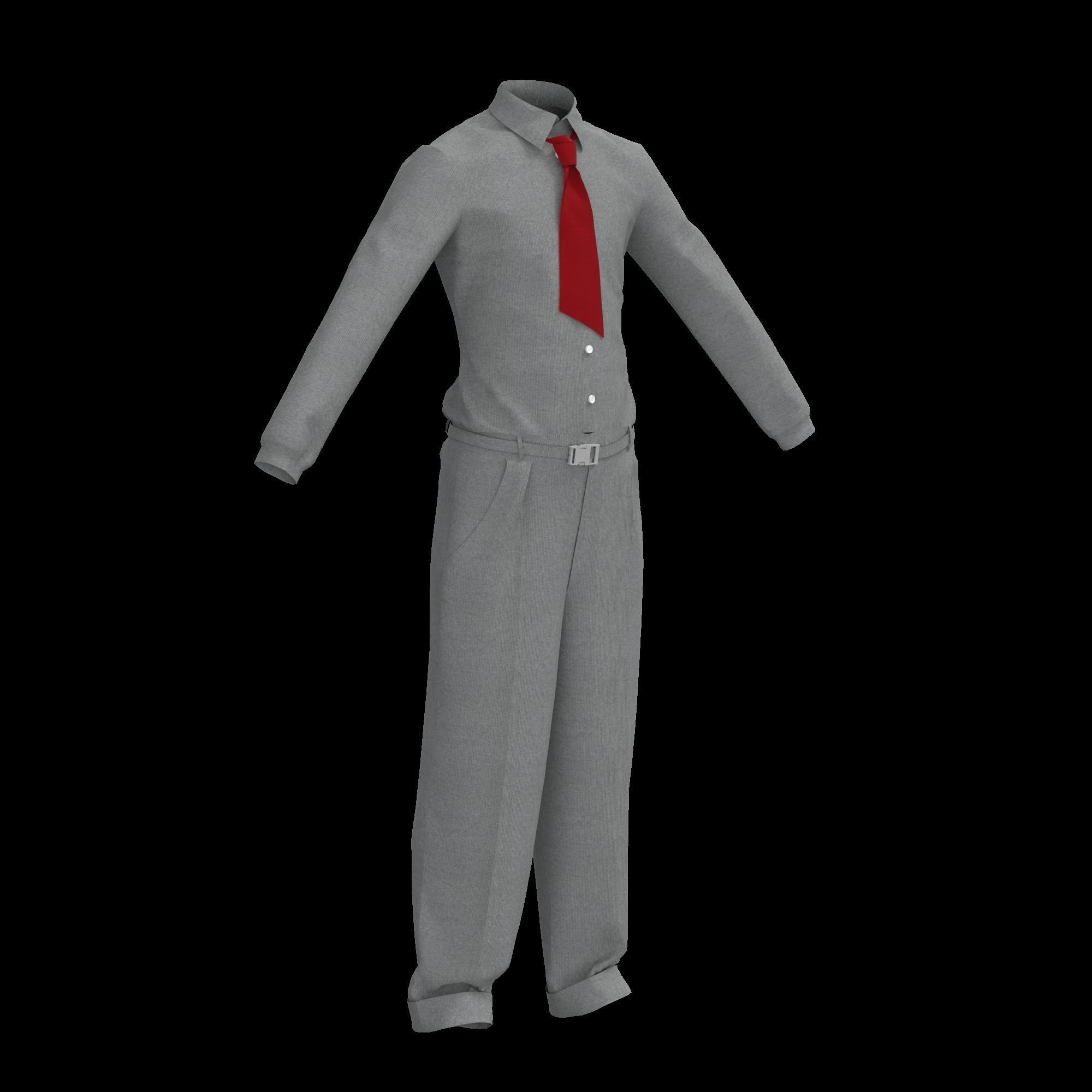 41 KIDS AND BABIES CLOTHES 3D MODELS Low-poly 3D model_23