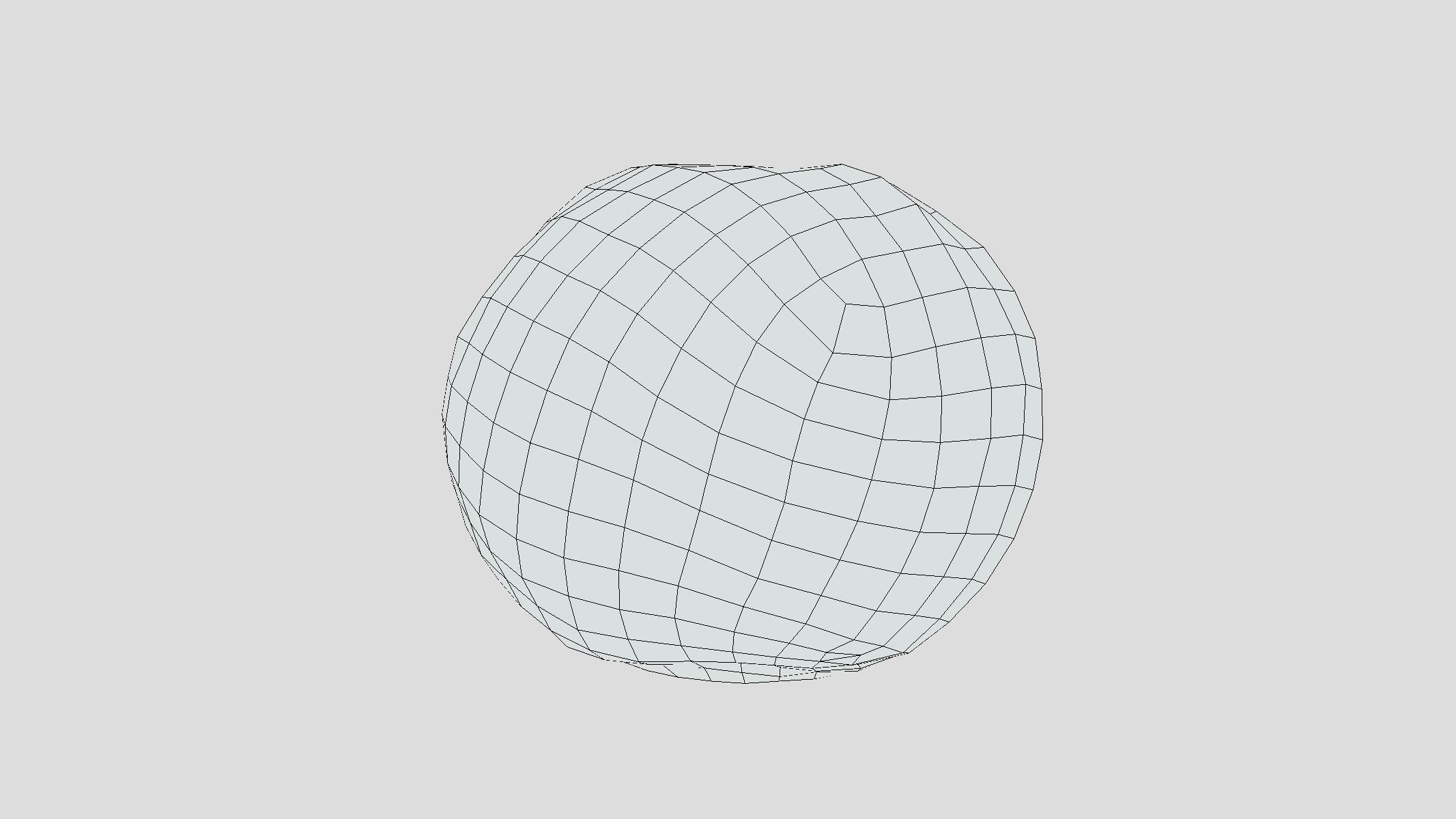 Tangerine Low Poly Low-poly 3D model_5