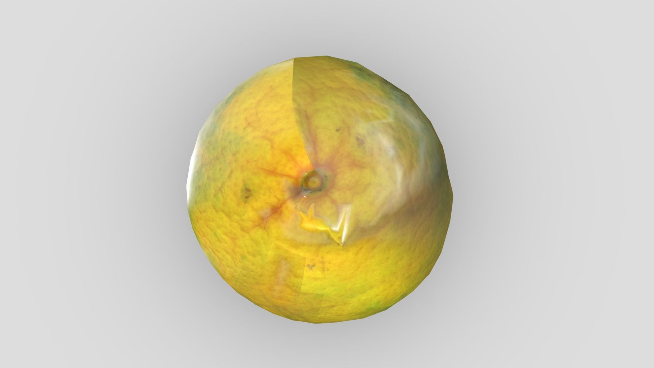 Tangerine Low Poly Low-poly 3D model_8