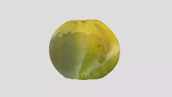 Tangerine Low Poly Low-poly 3D model