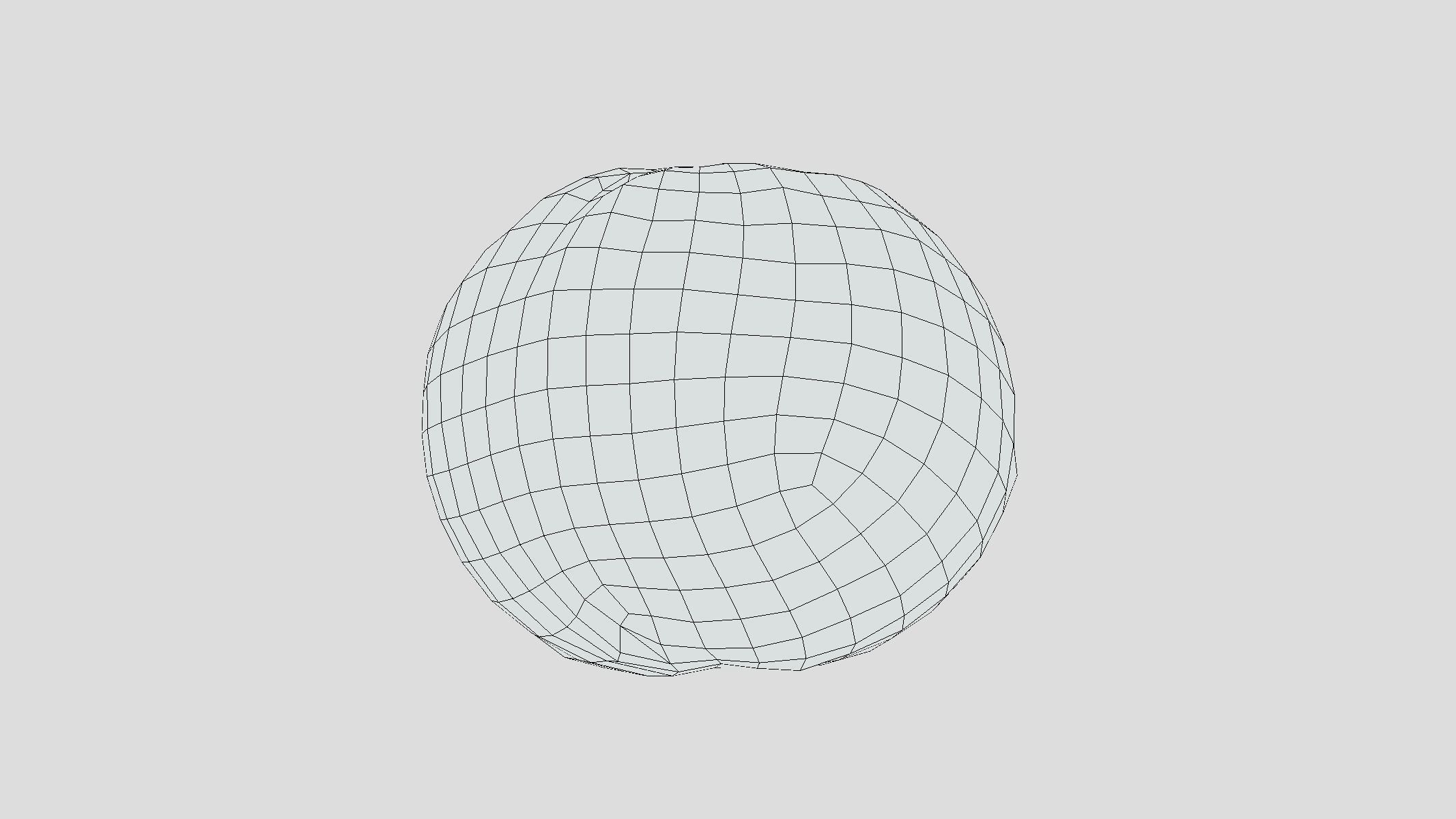 Tangerine Low Poly Low-poly 3D model_7