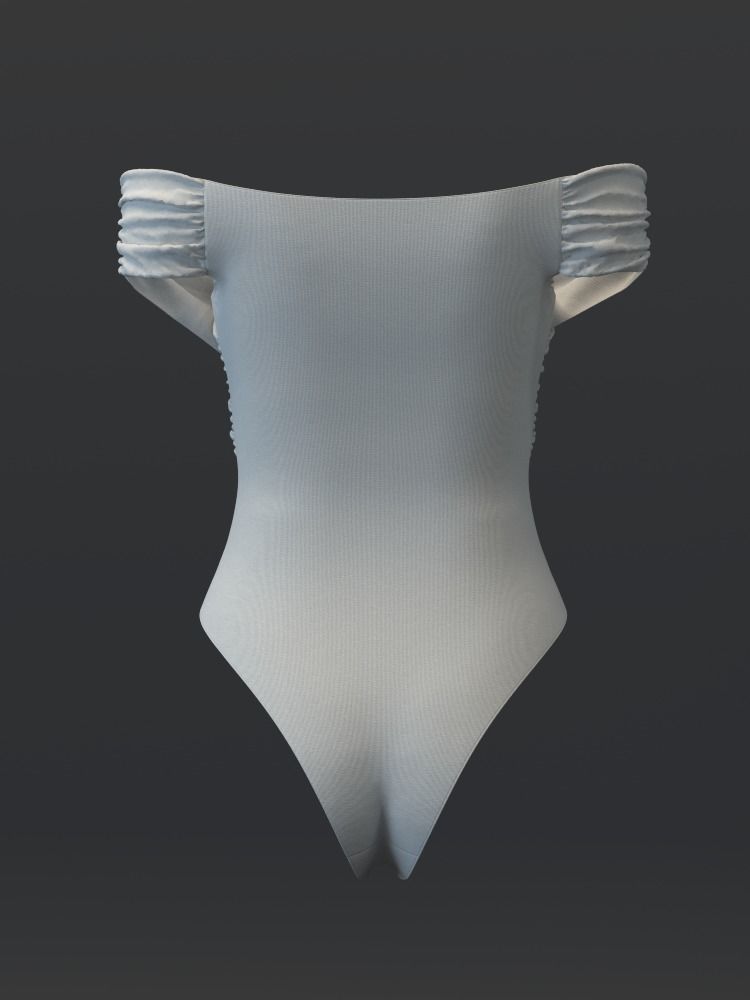 Cross Bodysuit 3D model_10
