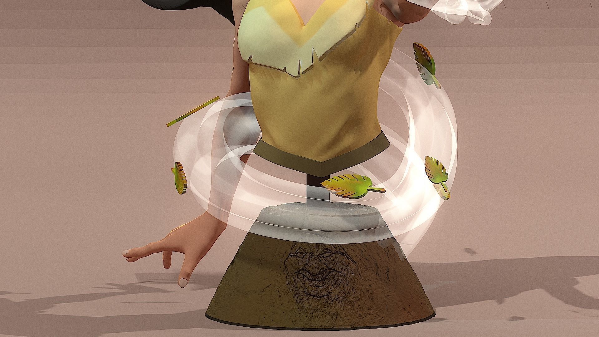 FIGURINE POCAHONTAS BUSTE 3D print model_2