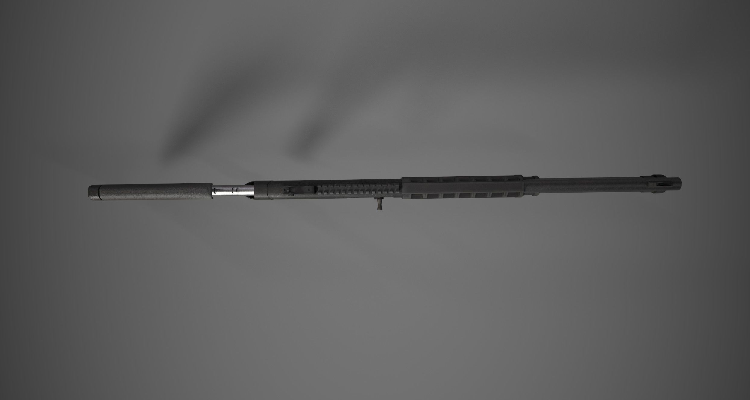 M1014 Shotgun Game Ready Asset PBR Low-poly 3D model_12