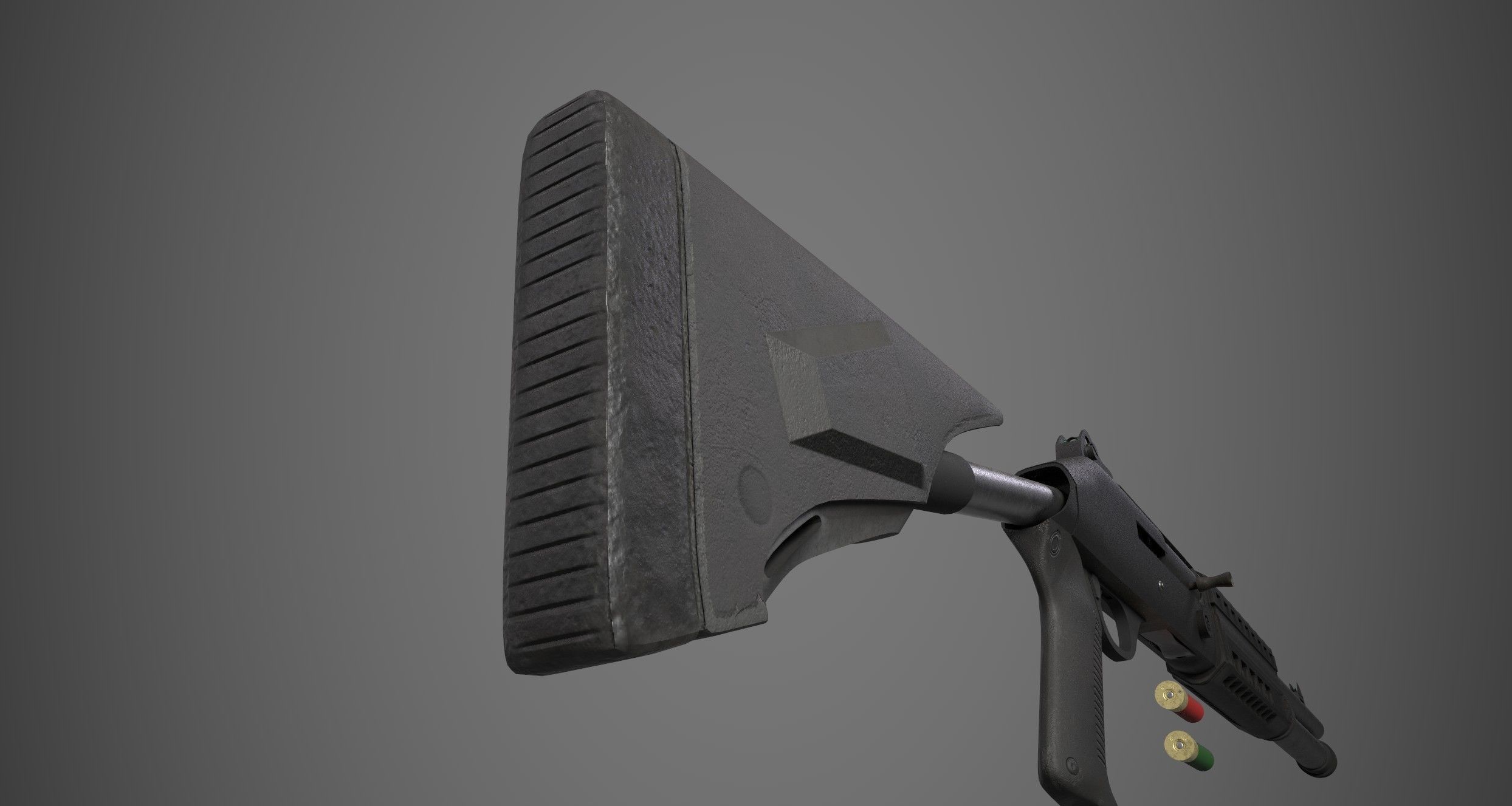 M1014 Shotgun Game Ready Asset PBR Low-poly 3D model_16