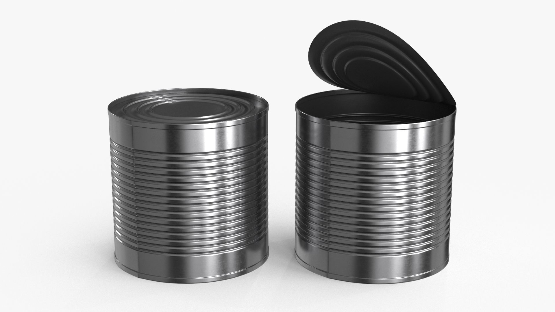 Tin Can v4 Low-poly 3D model_11