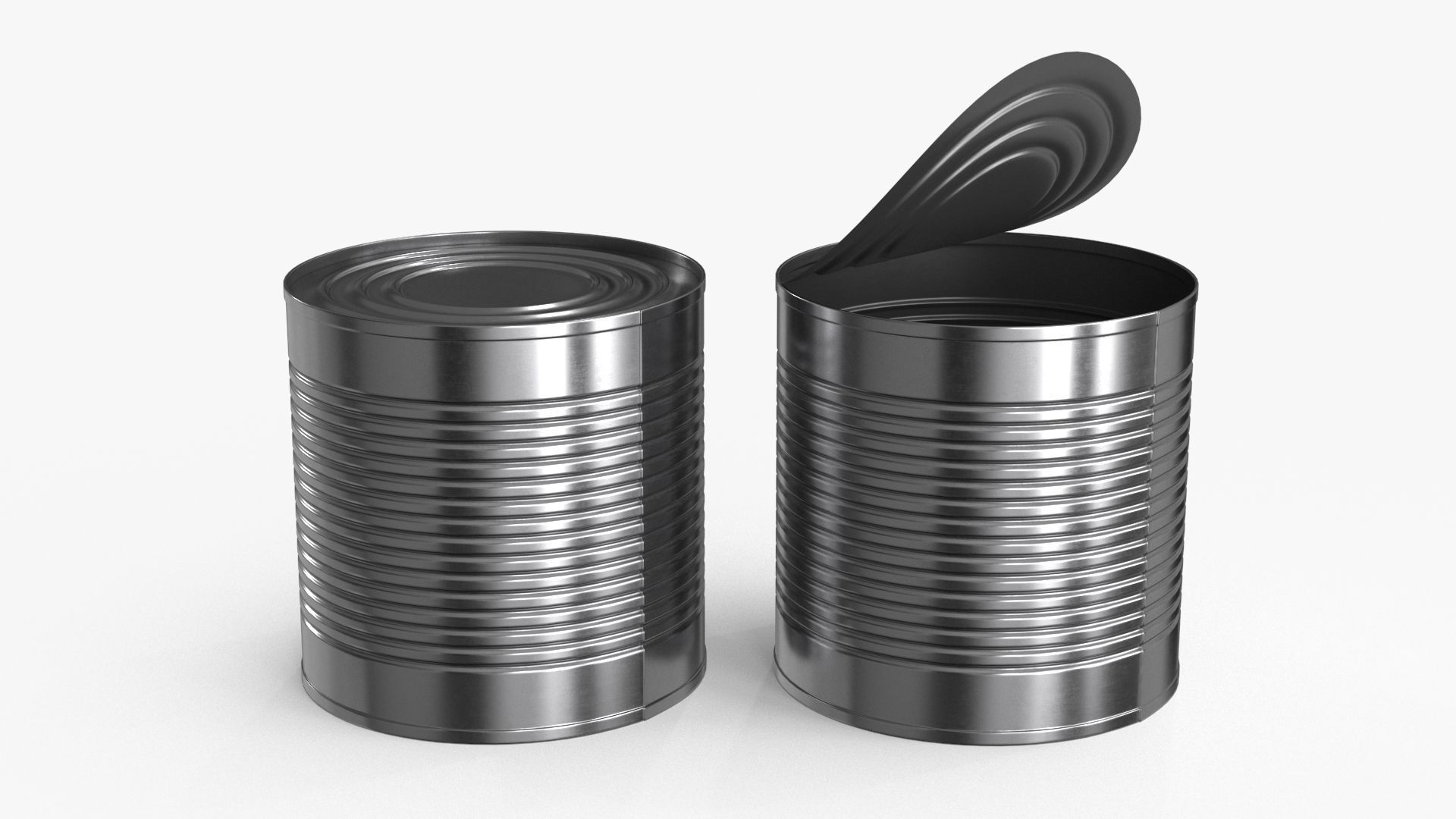 Tin Can v4 Low-poly 3D model_10