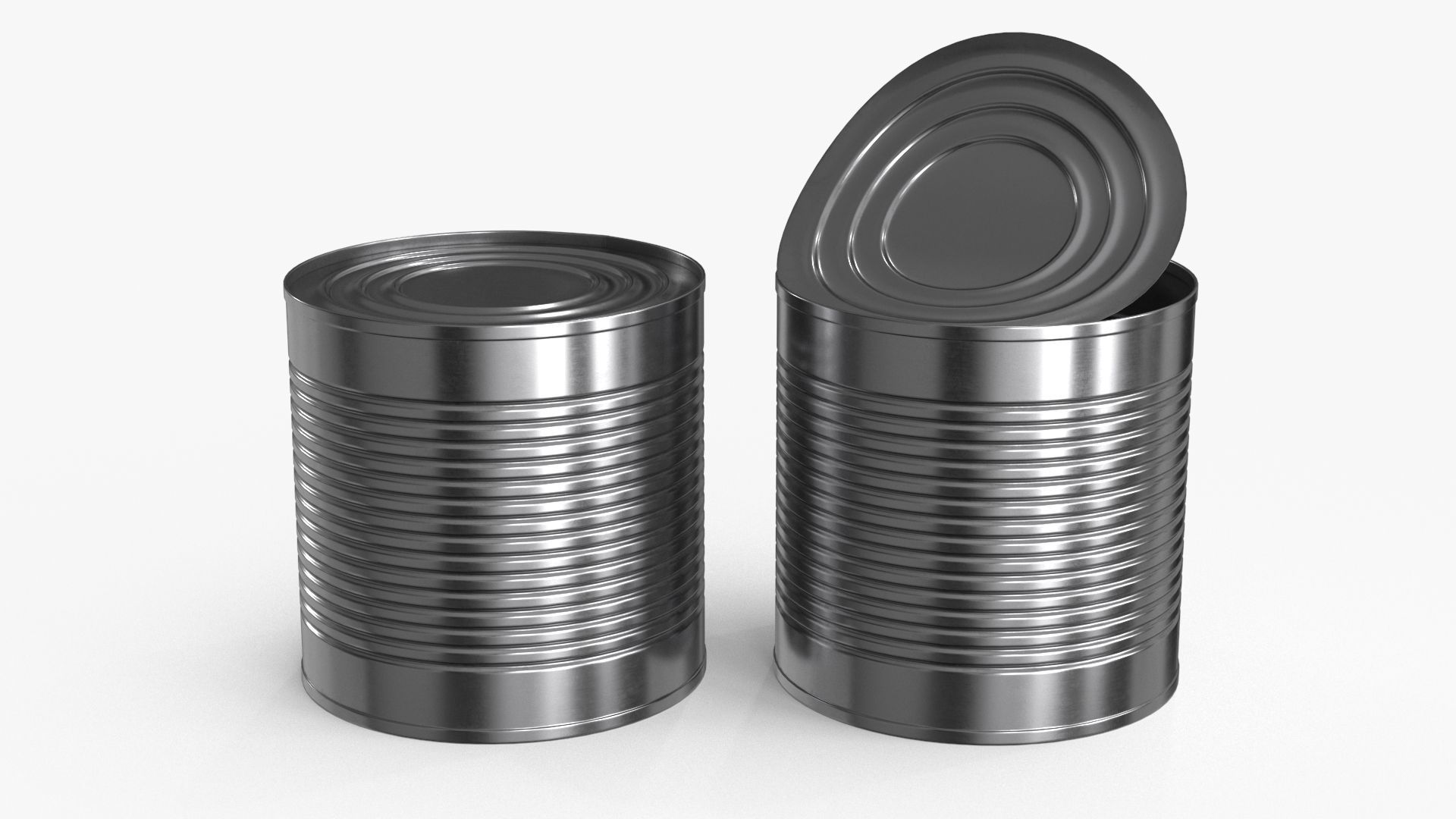 Tin Can v4 Low-poly 3D model_8