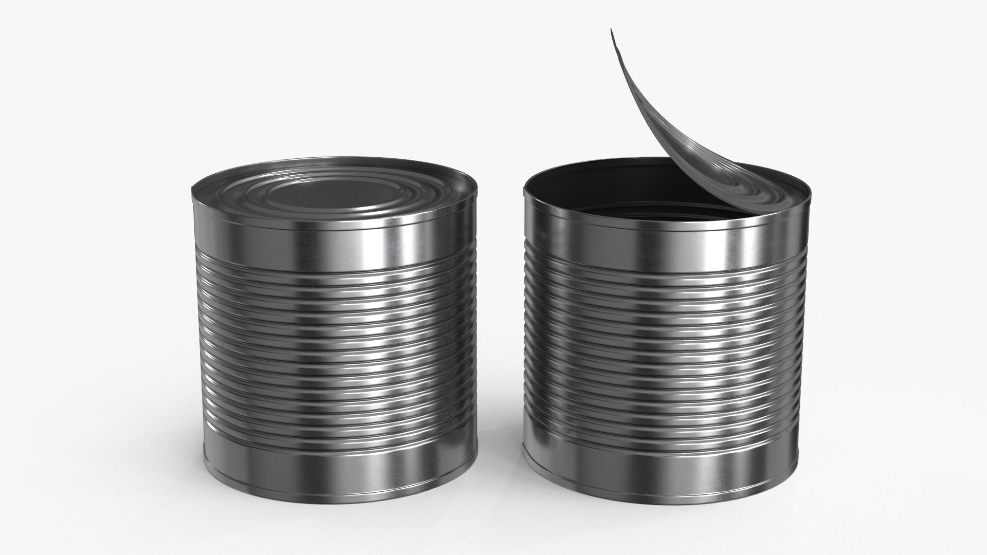Tin Can v4 Low-poly 3D model_2
