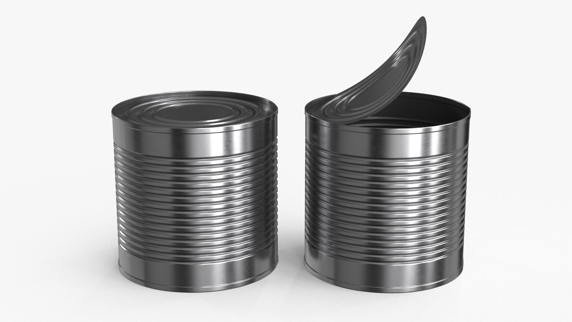 Tin Can v4 Low-poly 3D model_9