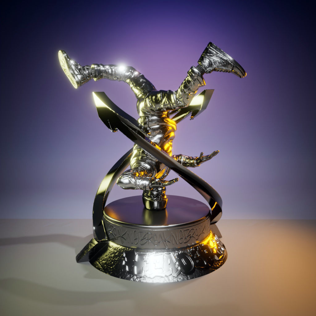 B-Boy - HeadSpin 3D print model_1