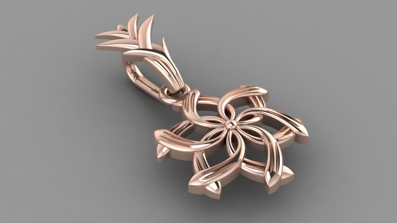 Nenya pendant the second version 3D print model_2