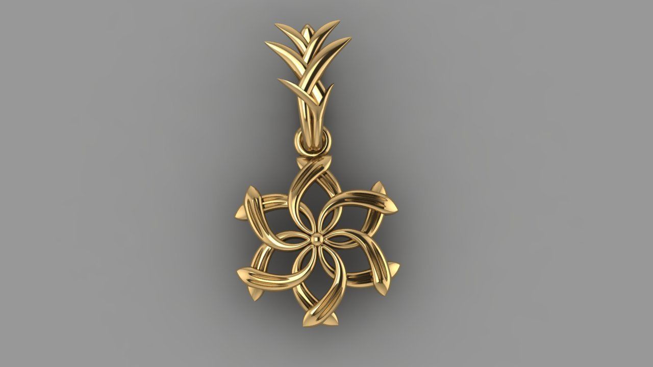 Nenya pendant the second version 3D print model_1