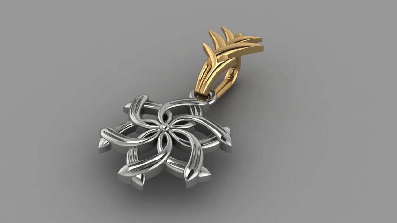 Nenya pendant the second version 3D print model_3