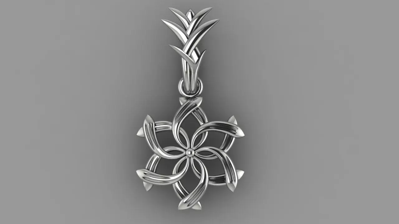 Nenya pendant the second version 3D print model_0