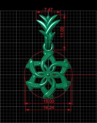 Nenya pendant the second version 3D print model_5