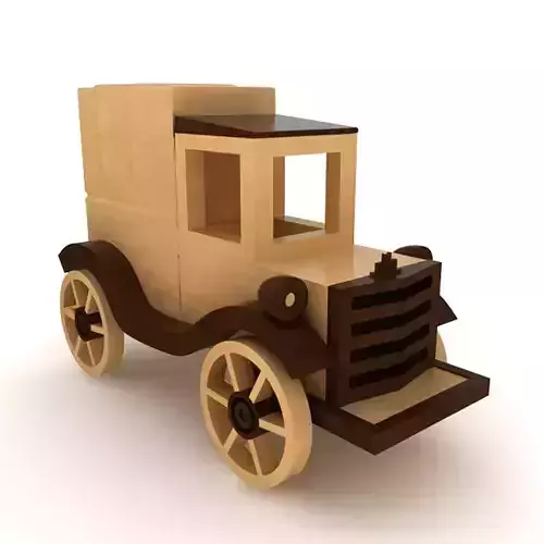 Wooden Toy Car 