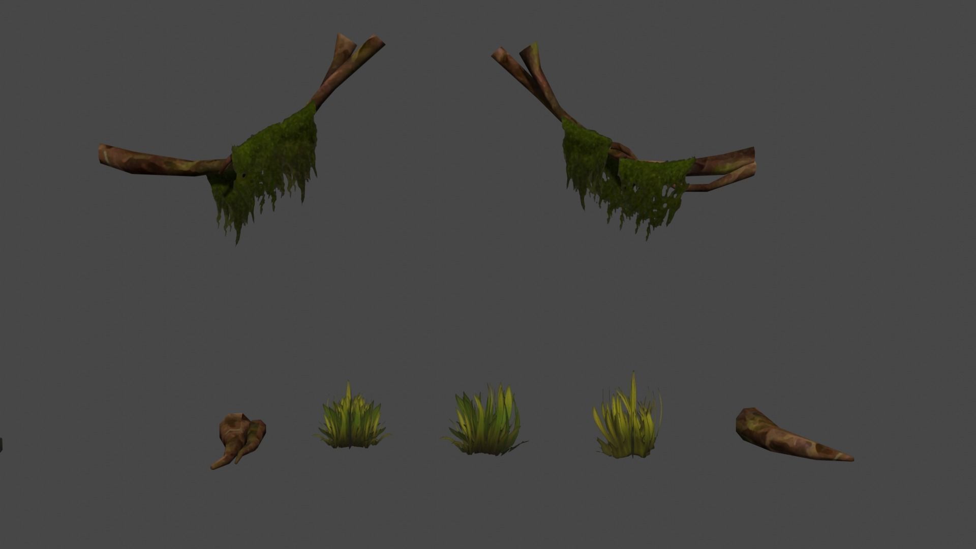 Dungeon pack - Low poly Hand painted 3d model Low-poly 3D model_6