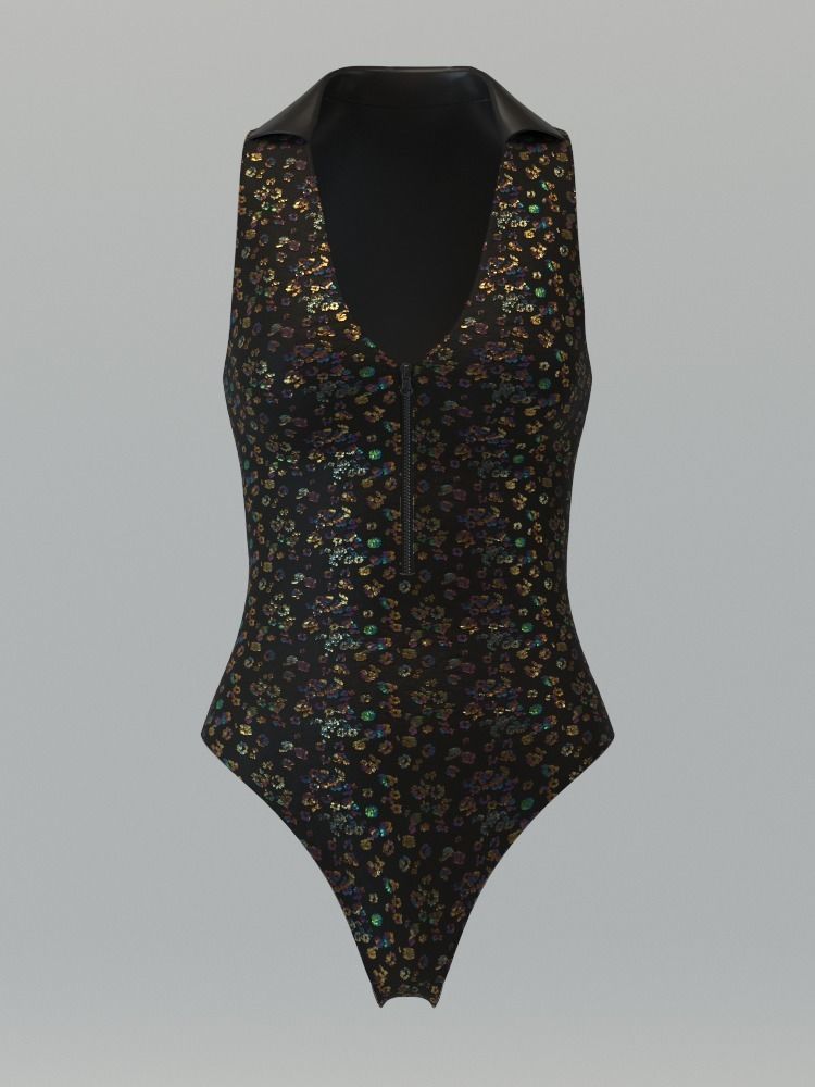 Reversible One Piece Swimsuit 3D model_8