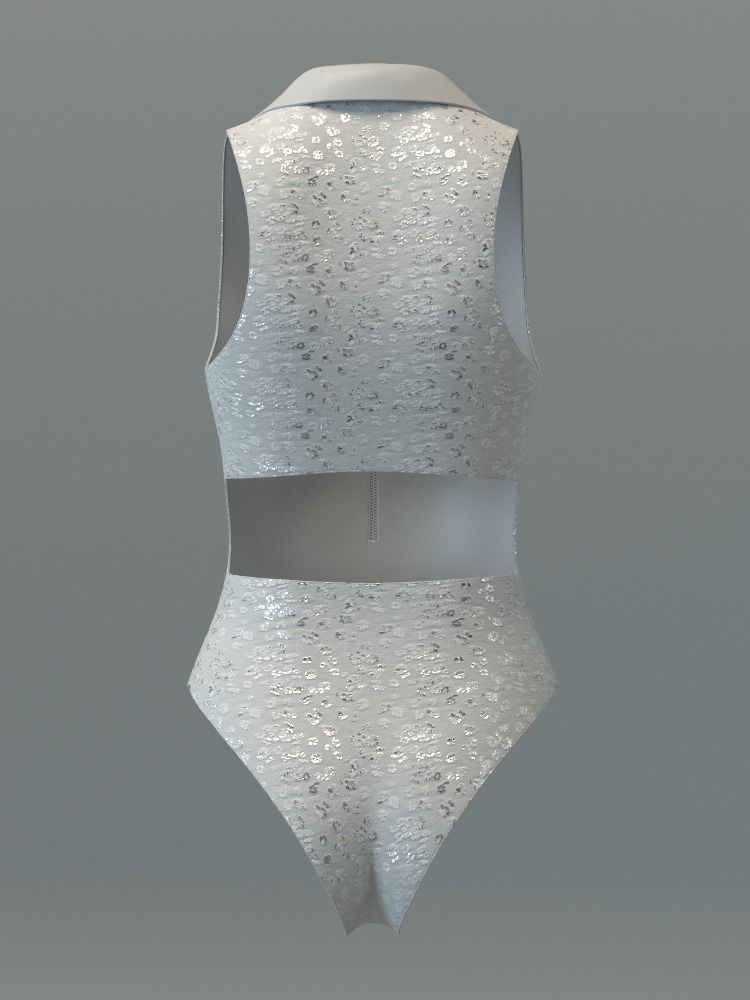 Reversible One Piece Swimsuit 3D model_11