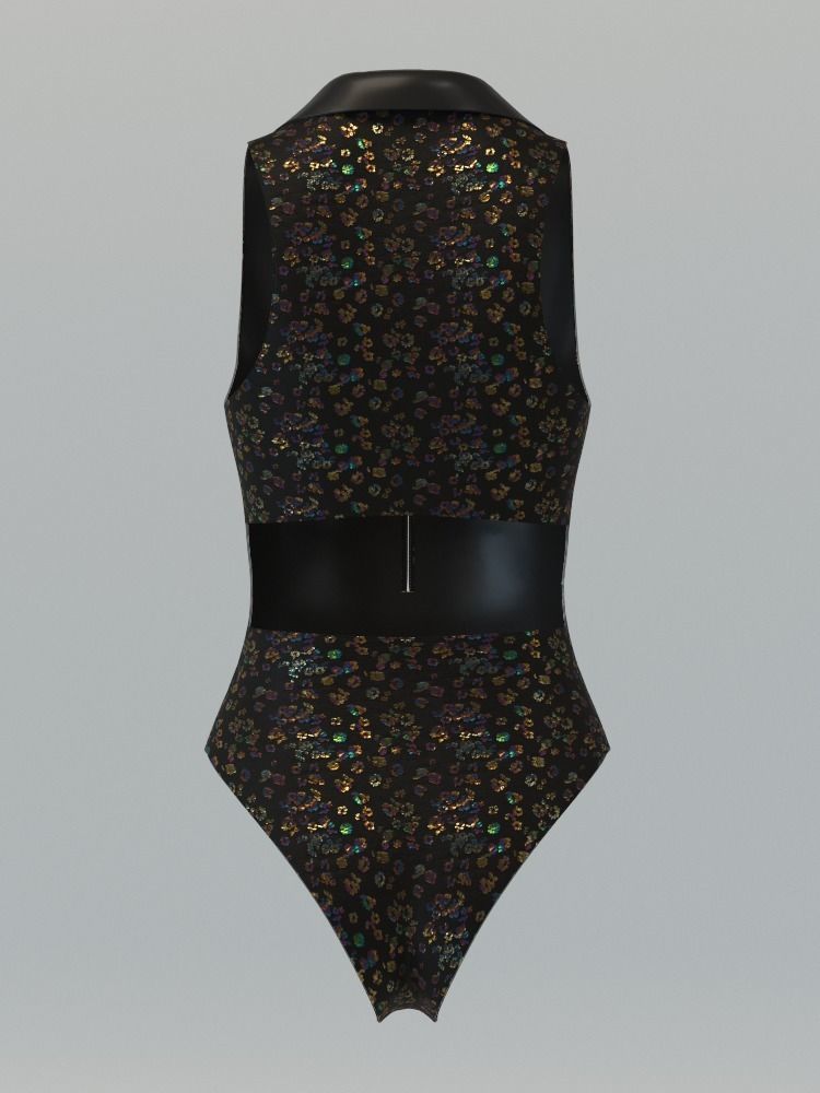 Reversible One Piece Swimsuit 3D model_10