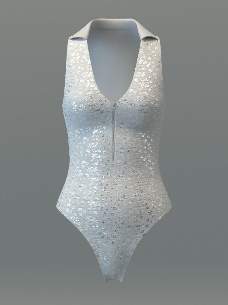 Reversible One Piece Swimsuit 3D model_9