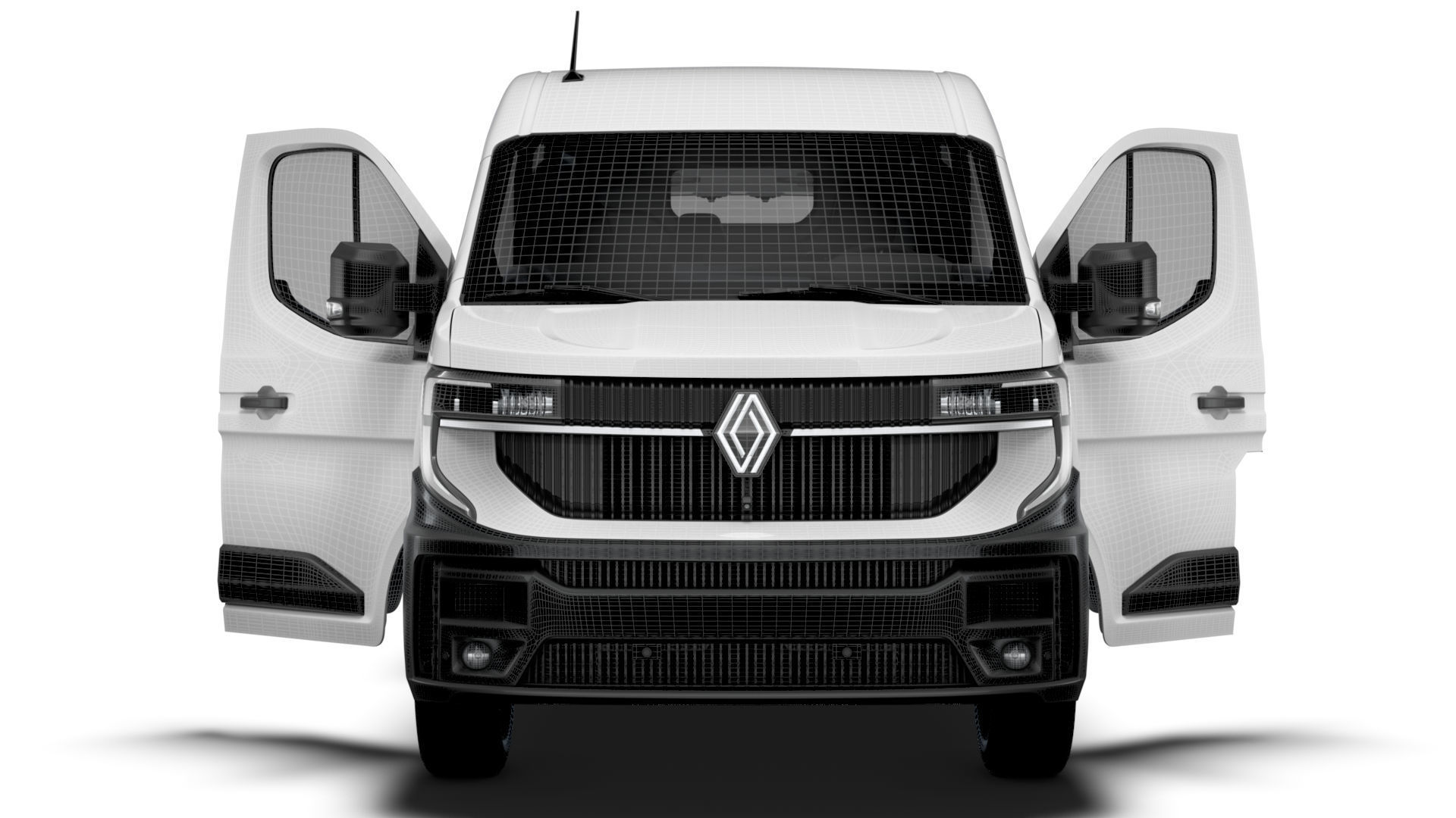 Renault Master L3H2 Van HQ Interior 2024 3D model_21