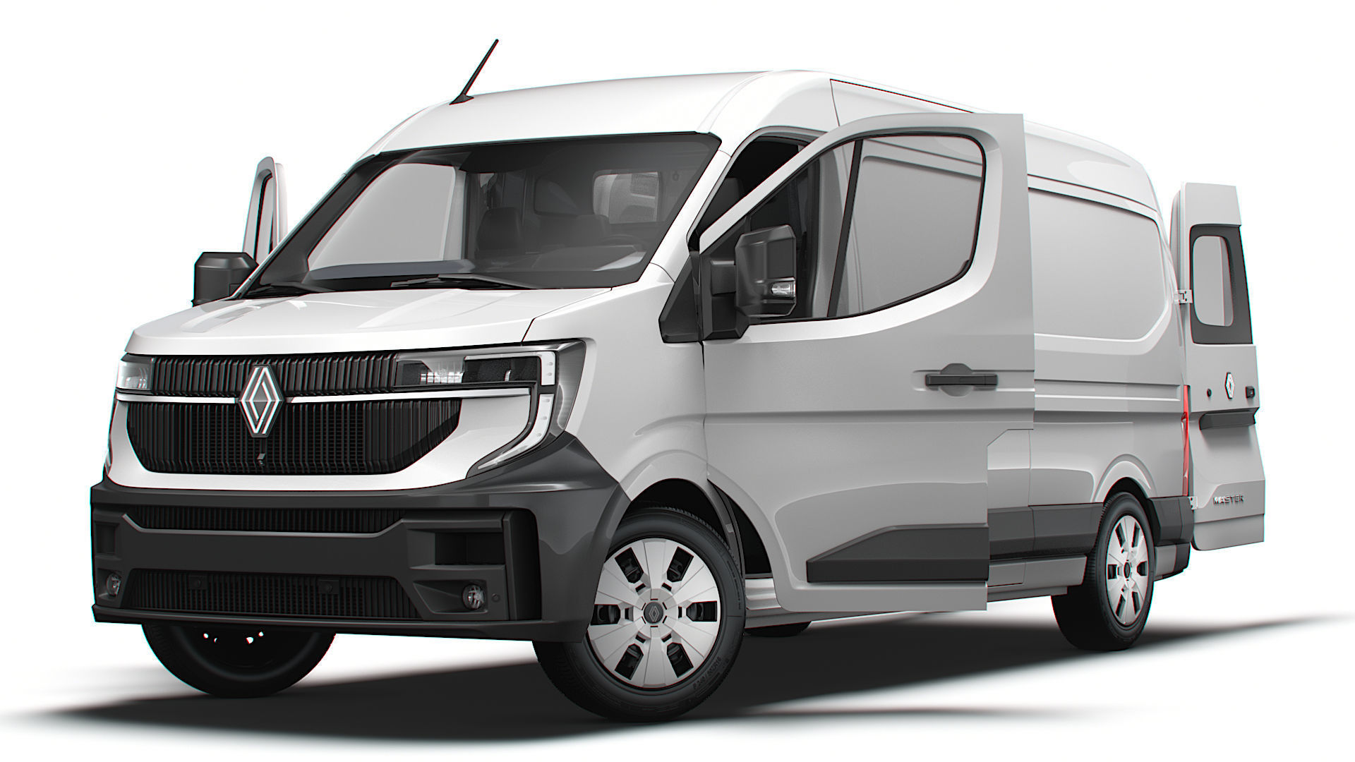 Renault Master L3H2 Van HQ Interior 2024 3D model_8