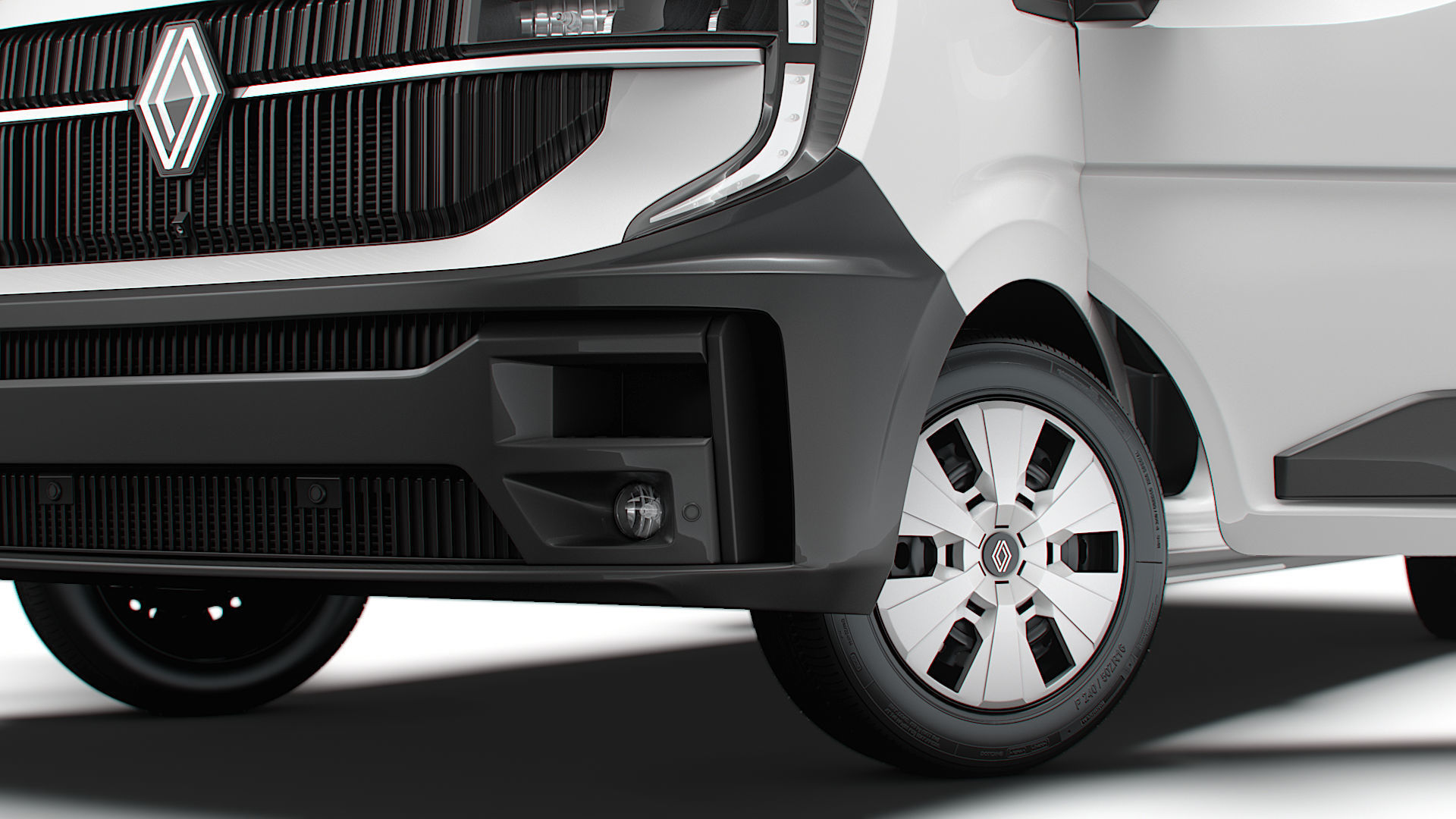 Renault Master L3H2 Van HQ Interior 2024 3D model_3