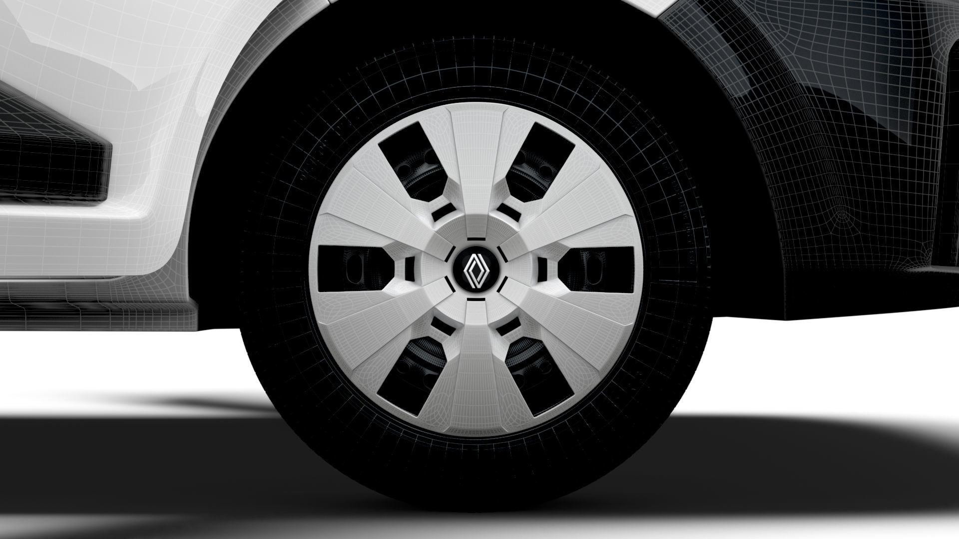 Renault Master L3H2 Van HQ Interior 2024 3D model_24