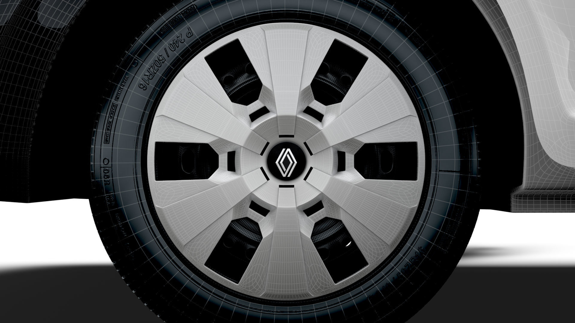 Renault Master L3H2 Van HQ Interior 2024 3D model_27