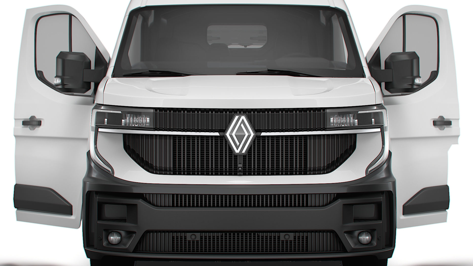 Renault Master L3H2 Van HQ Interior 2024 3D model_7