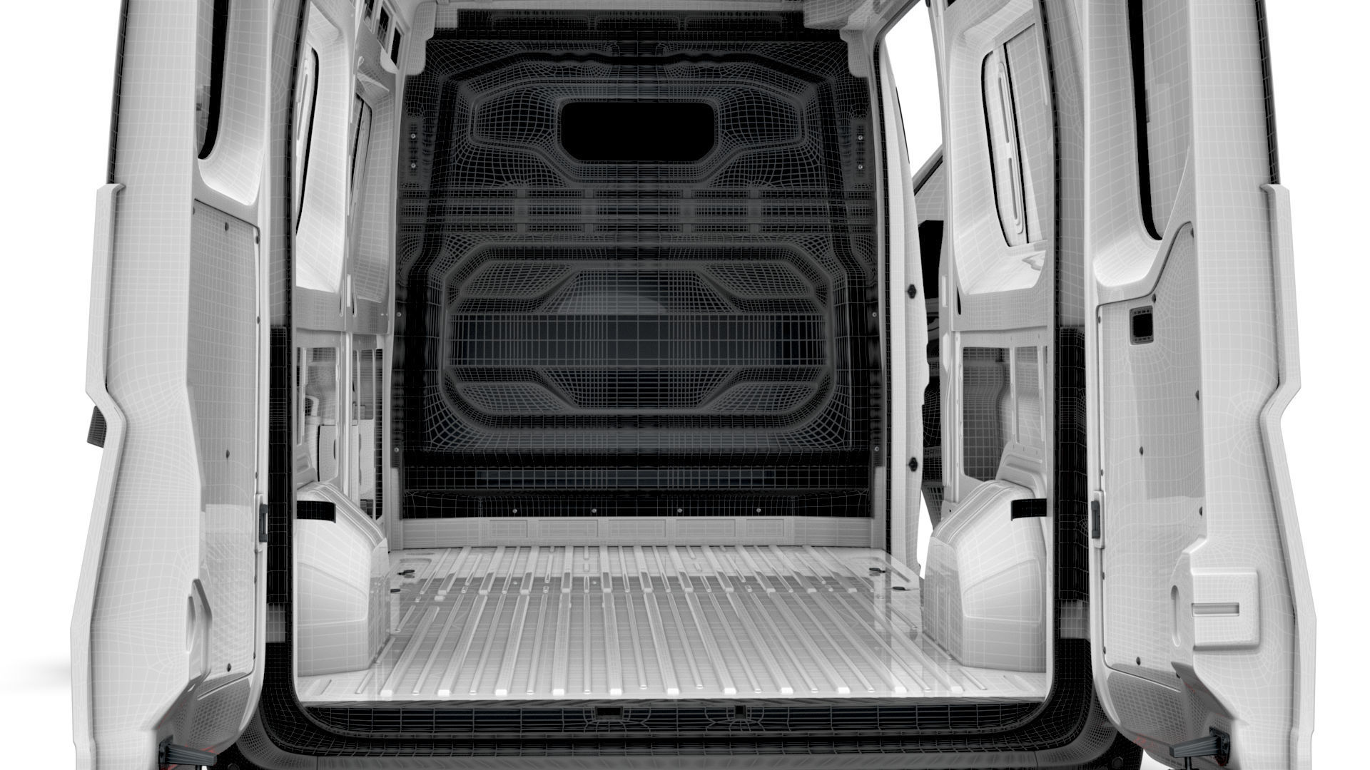 Renault Master L3H2 Van HQ Interior 2024 3D model_28