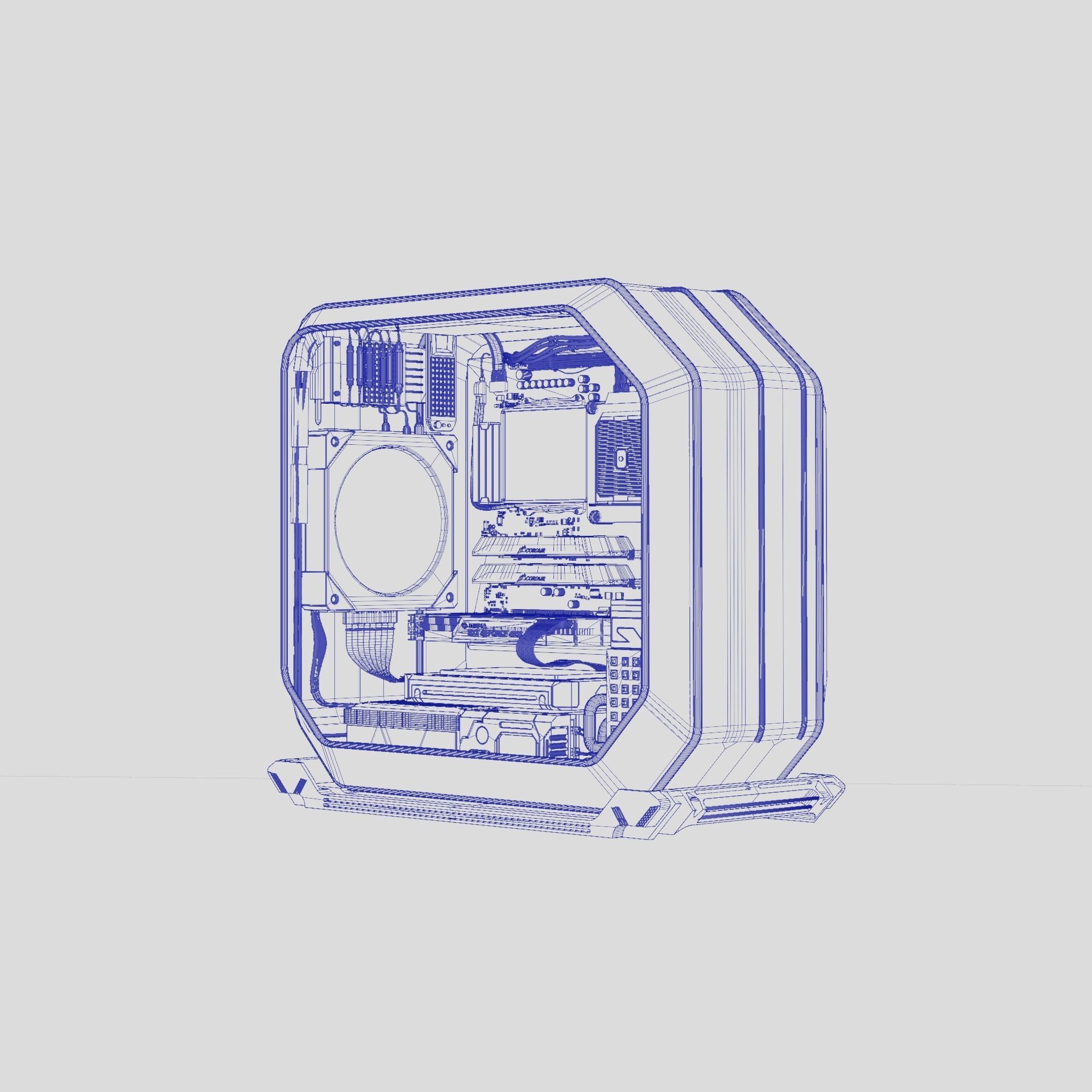 Cyberpunk CPU NFT 3D model_16