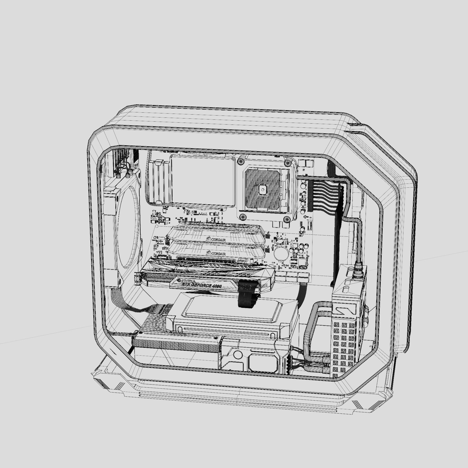 Cyberpunk CPU NFT 3D model_18