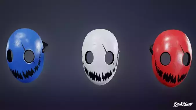 BANK HEIST - Robbery Mask 02 - LOW POLY