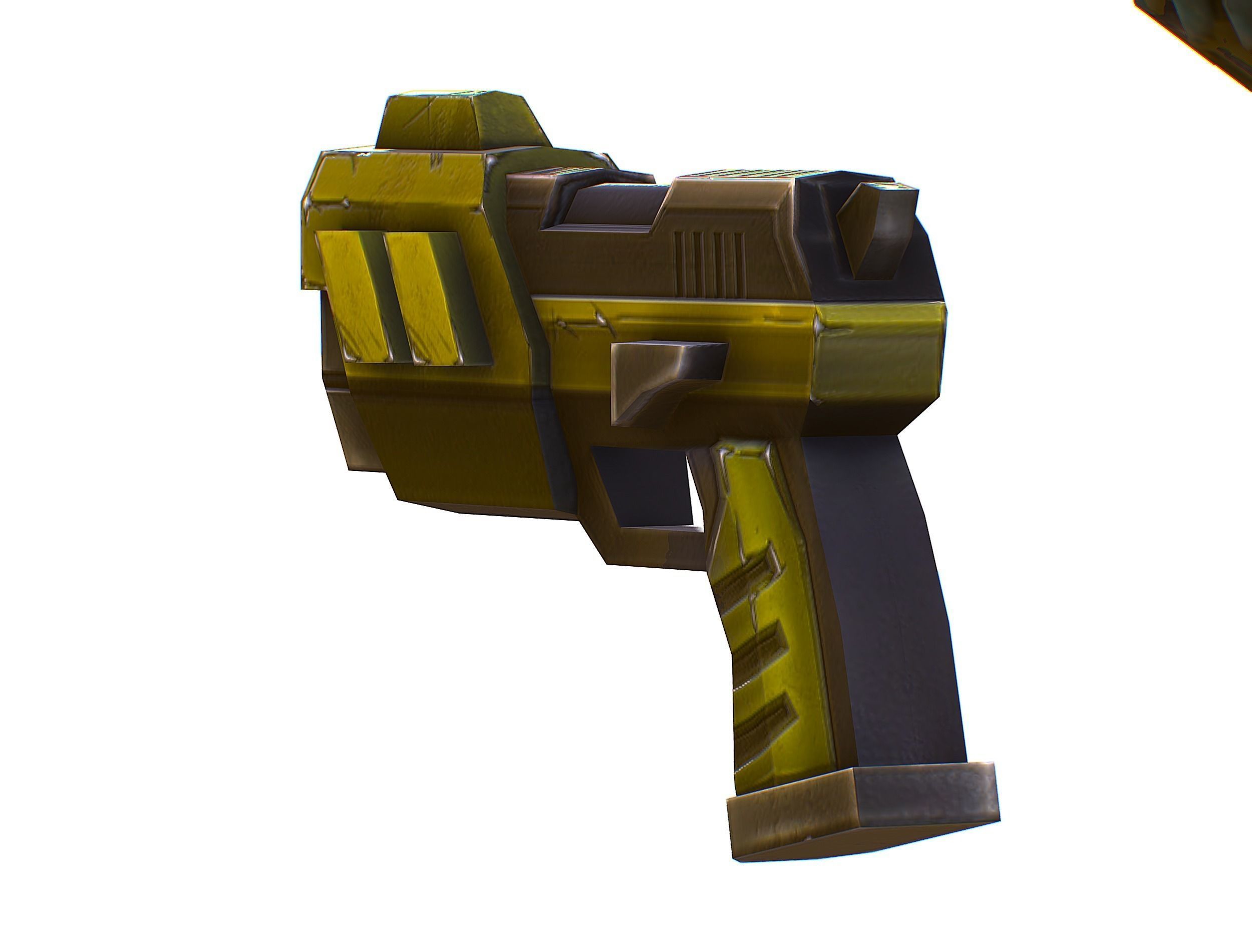 Sci-Fi Male Cyborg Drone Man Sniper Soldier Low-poly 3D model_64