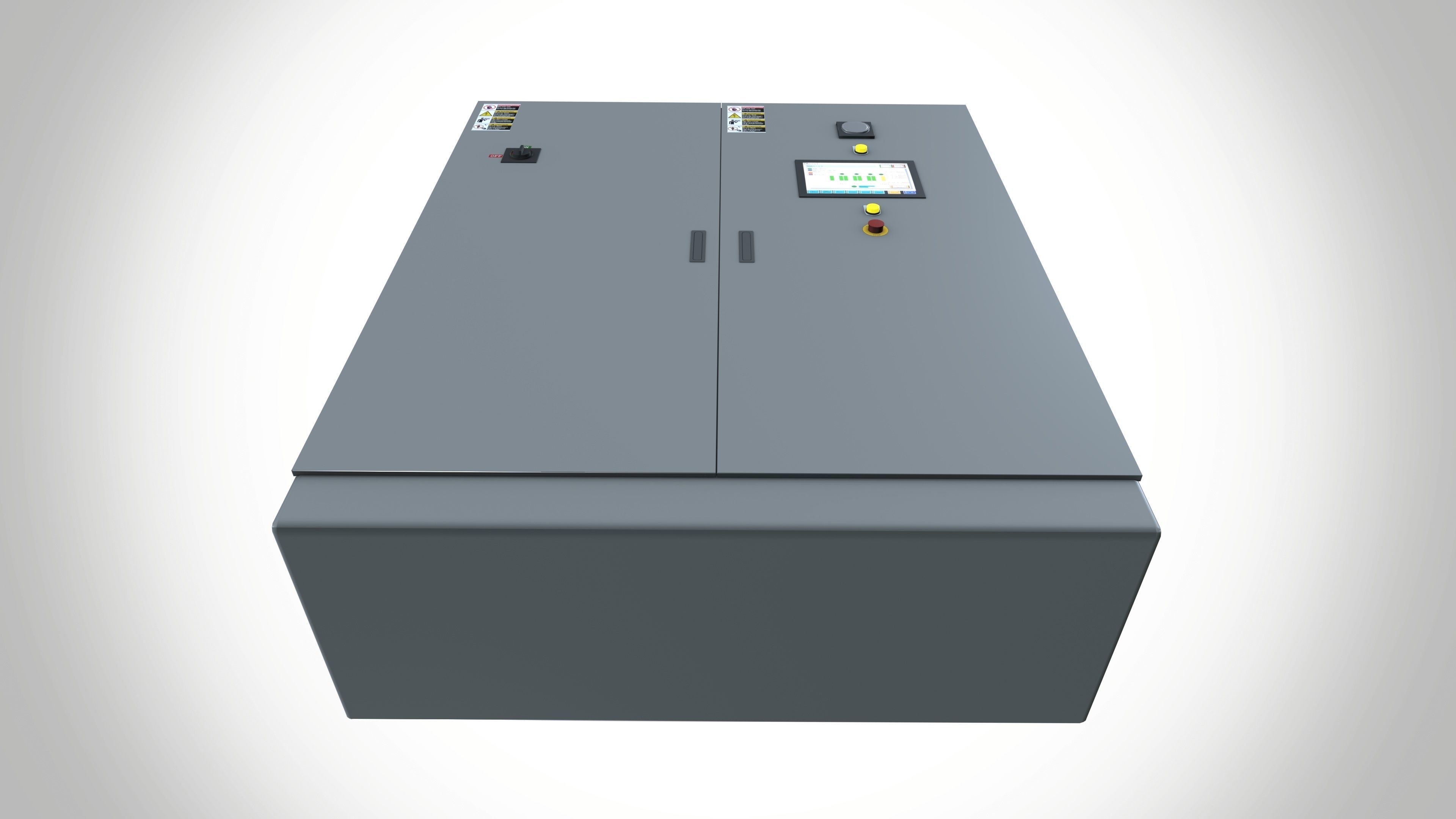 Factory Control Panel Low-poly 3D model_5