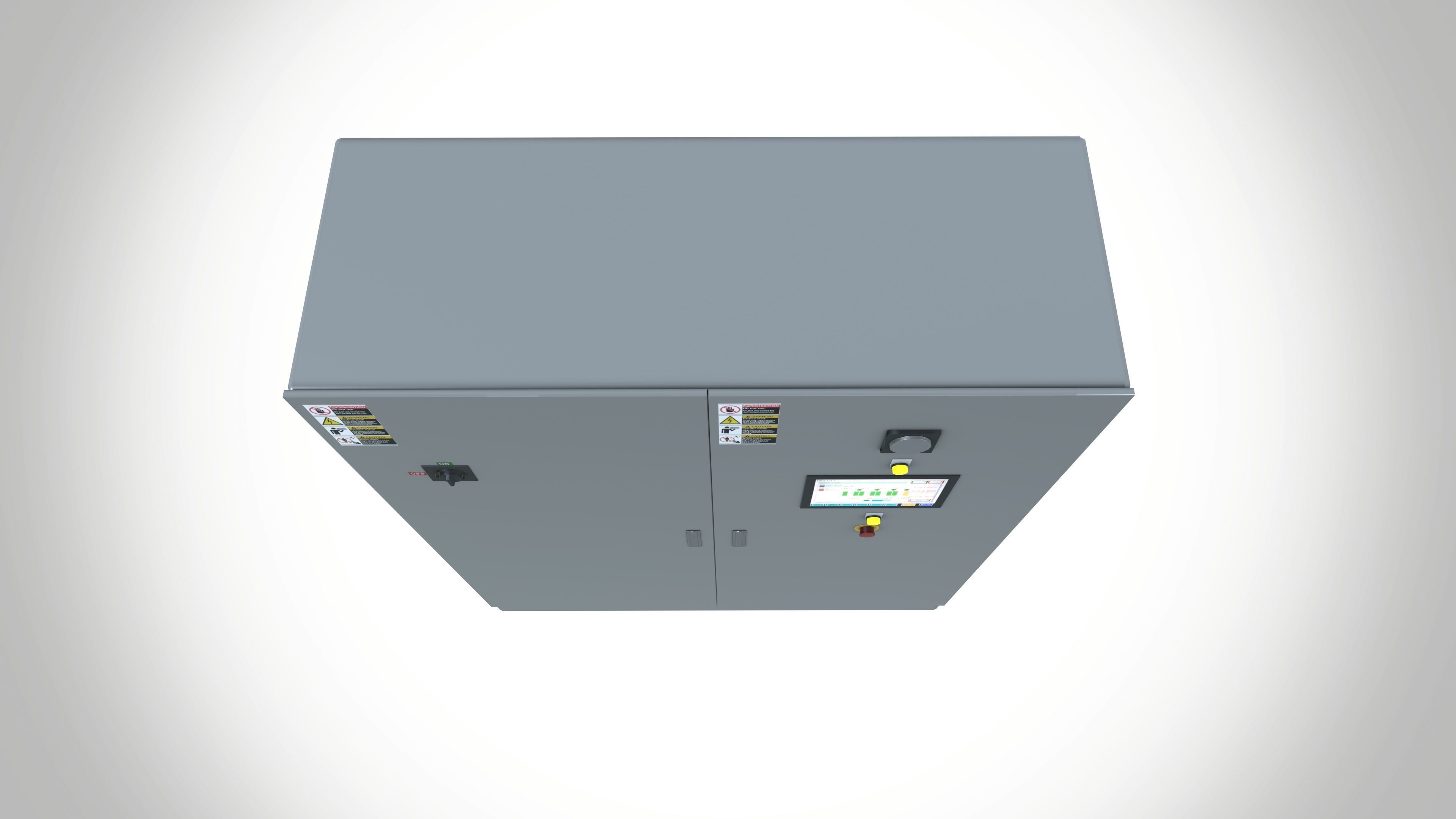 Factory Control Panel Low-poly 3D model_4