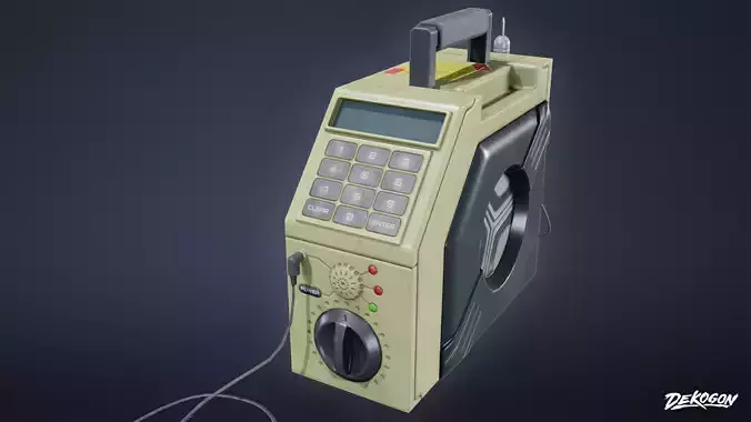 BANK HEIST - Safe Cracker 01 - LOW POLY Low-poly 3D model