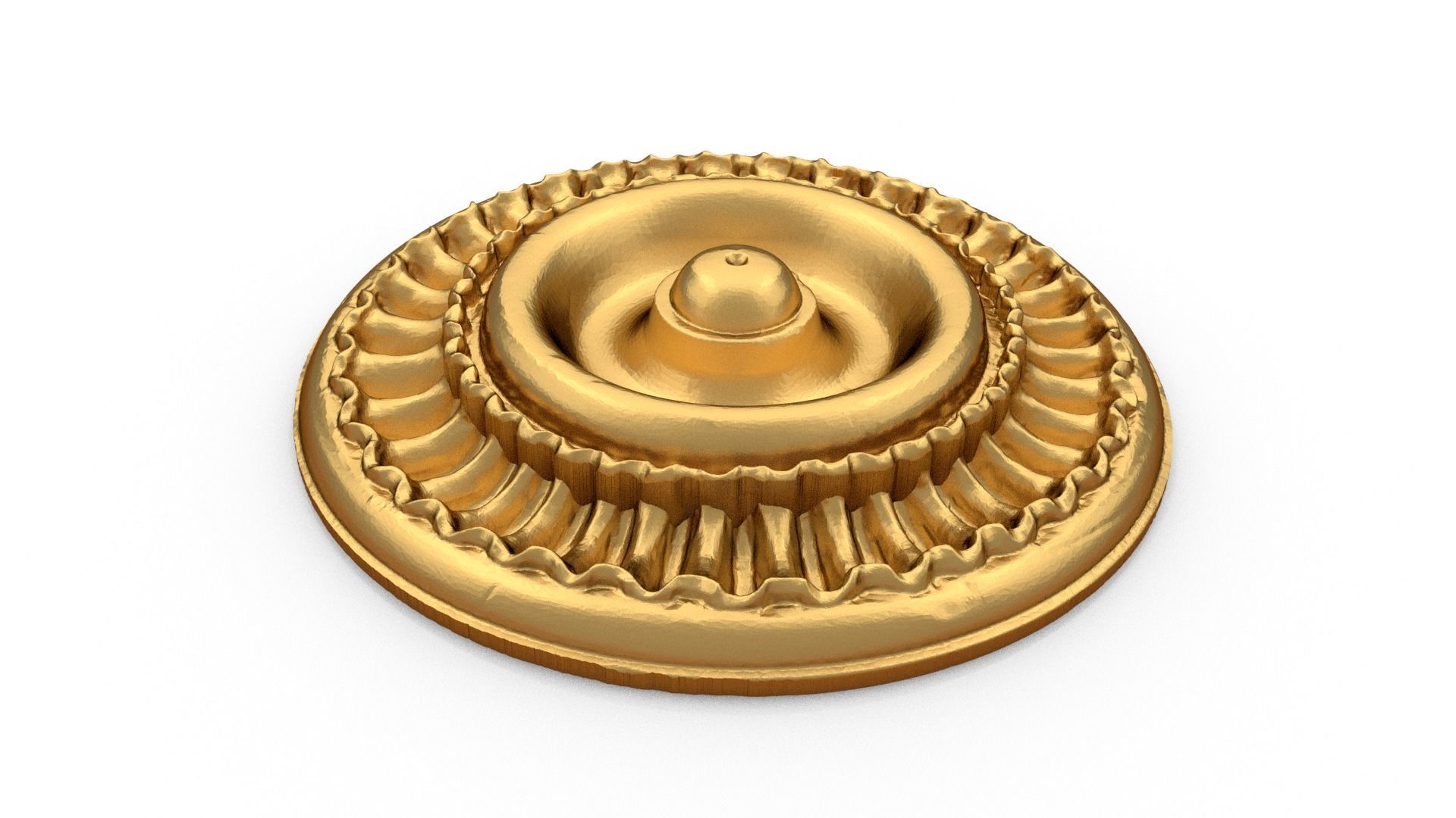 Classic carved decor ornament 514 3D print model_3